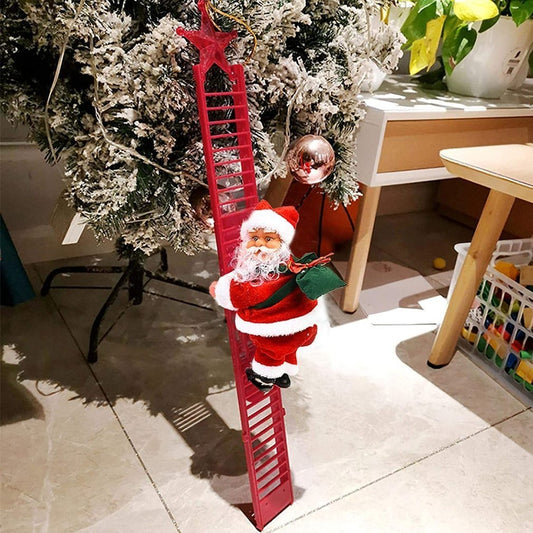 Climbing Santa