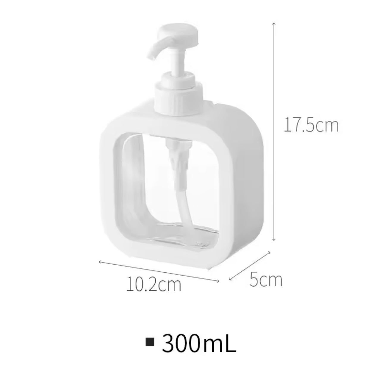 Large capacity detergent bottle, shower gel bottle, kitchen