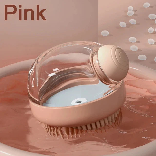 Dog massage shampoo brush