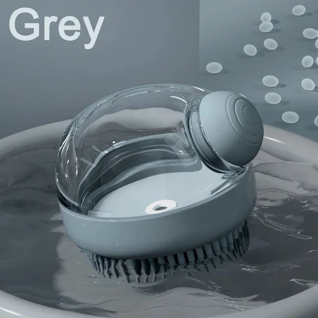 Dog massage shampoo brush