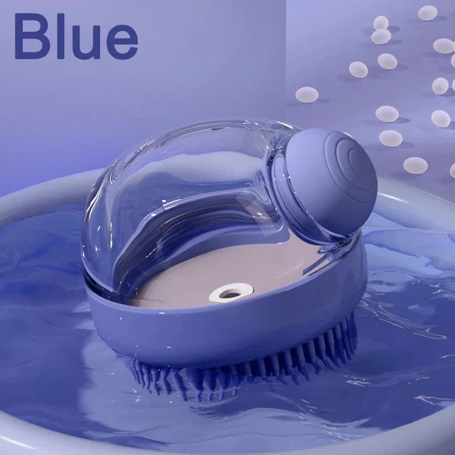 Dog massage shampoo brush