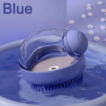 Dog massage shampoo brush