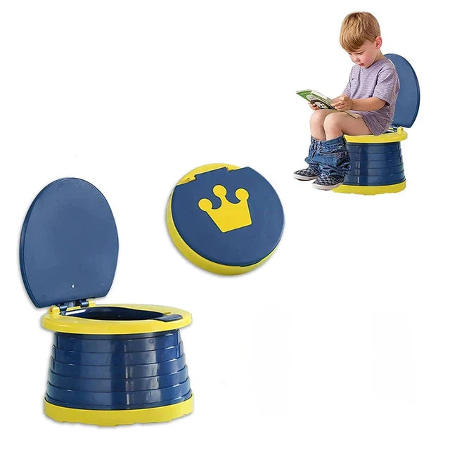 2-in-1 Portable Folding Potty Chair for Kids