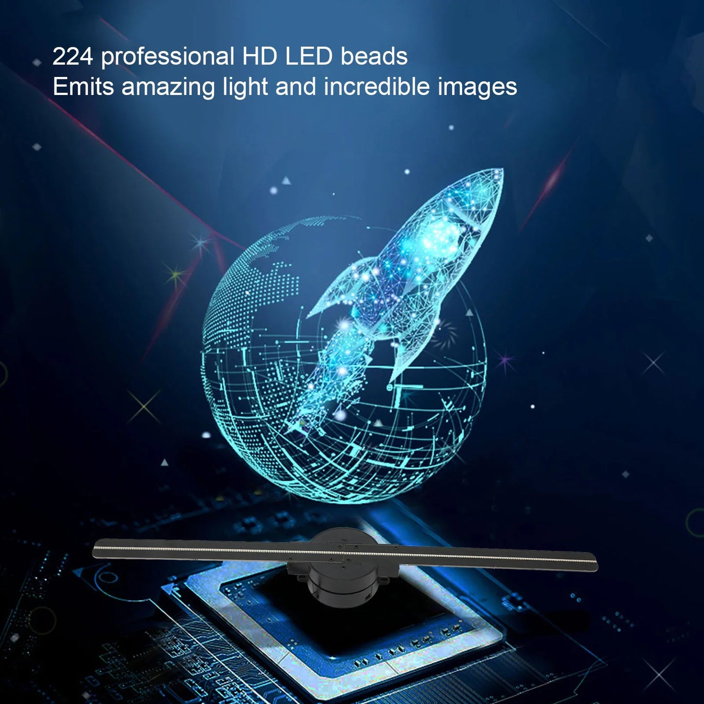 Enchanting 3D Hologram Fan