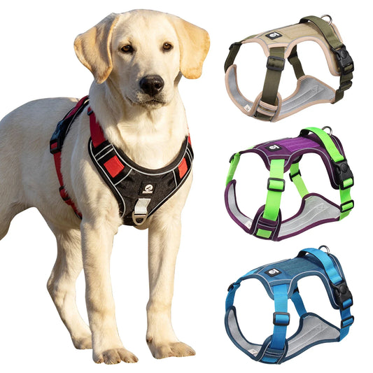 Comfortable and Durable Reflective Dog Harnesses