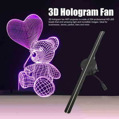 Bezaubernder 3D-Hologramm-Fächer 