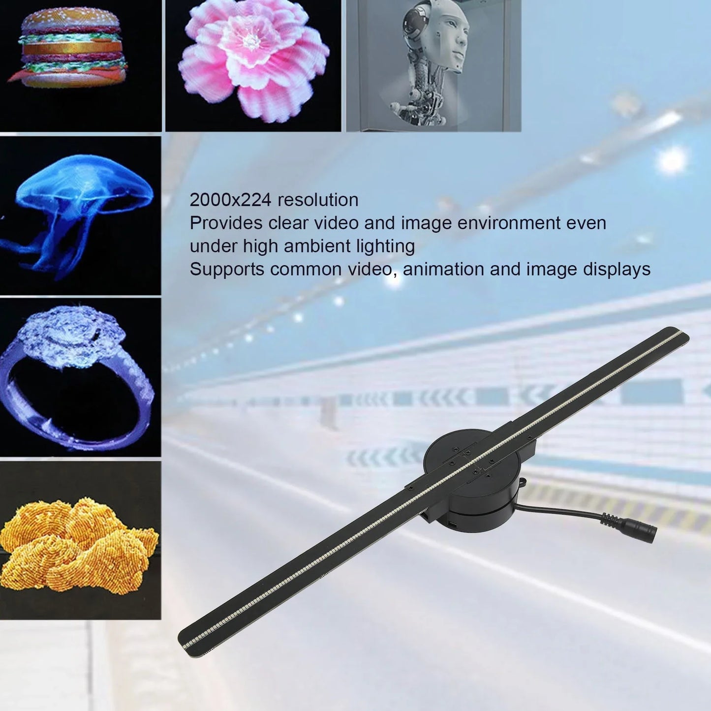 Enchanting 3D Hologram Fan