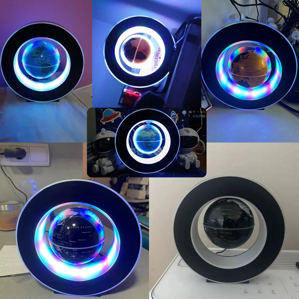 Schwebender Globus mit LED-Licht – lehrreiches und dekoratives Gadget 