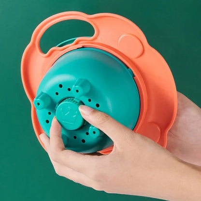 Spill-Proof: The Ultimate 360° Rotating Bowl!